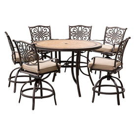 Monaco Seven-Piece High-Dining Bar Set