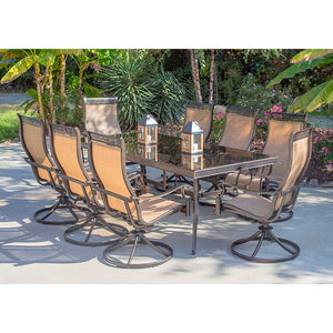 MONDN9PCSWG Outdoor/Patio Furniture/Patio Dining Sets