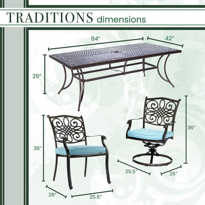 Traditions Nine-Piece Dining Set