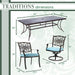TRAD9PCSW2-BLU Outdoor/Patio Furniture/Patio Dining Sets