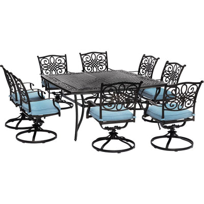 Traditions Nine-Piece Square Dining Set