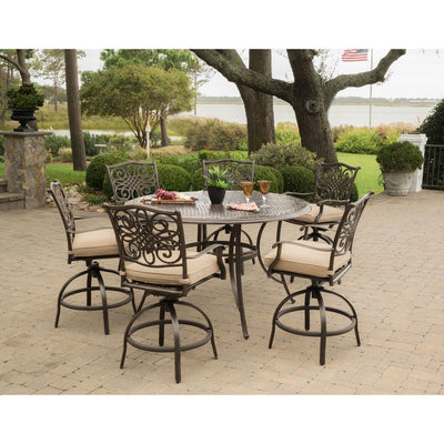 Traditions Seven-Piece High-Dining Bar Set