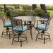 TRADDN7PCBR-BLU Outdoor/Patio Furniture/Patio Bar Furniture