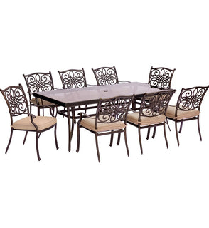 Product Image: TRADDN9PCG Outdoor/Patio Furniture/Patio Dining Sets