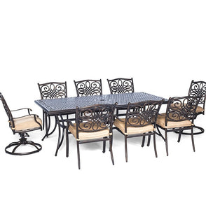 Product Image: TRADDN9PCSW-2 Outdoor/Patio Furniture/Patio Dining Sets