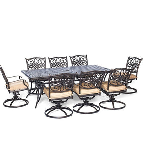 Product Image: TRADDN9PCSW-8 Outdoor/Patio Furniture/Patio Dining Sets