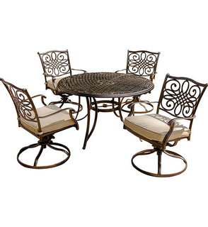 Product Image: TRADITIONS5PCSW Outdoor/Patio Furniture/Patio Dining Sets