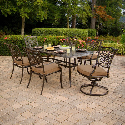 Traditions Seven-Piece Outdoor Dining Set