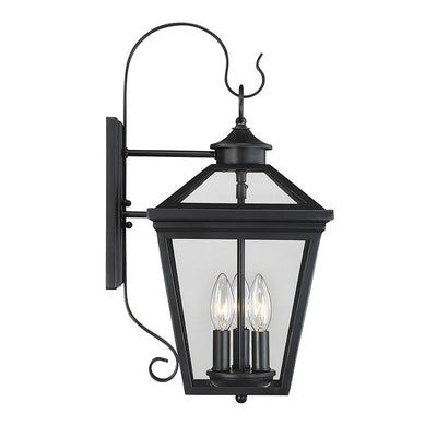 Ellijay Three-Light Outdoor Wall Mount Lantern