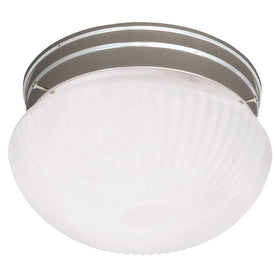 Two-Light Flush Mount Ceiling Fixture