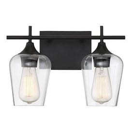 Octave Two-Light Bathroom Vanity Fixture