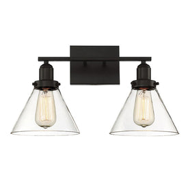 Drake Two-Light Bathroom Vanity Fixture