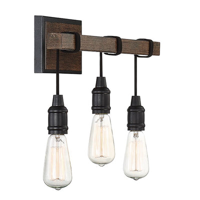 Burgess Three-Light Bathroom Vanity Fixture