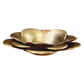 Fiore Flower-Shaped Handcrafted Copper Vessel Bathroom Sink