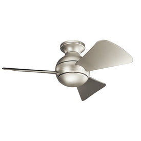 Sola 34" Three-Blade LED Indoor/Outdoor Patio Ceiling Fan