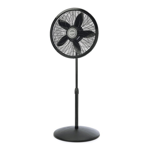 18" Elegance & Performance Three-Speed Oscillating Pedestal Fan - Black