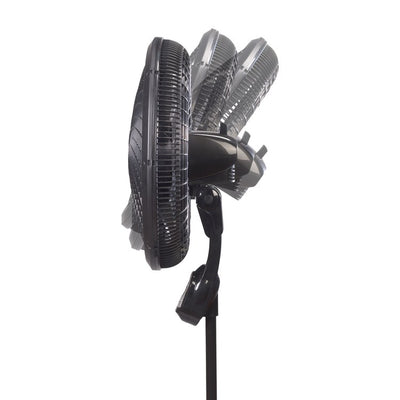 18" Cyclone Three-Speed Pedestal Fan with Remote Control