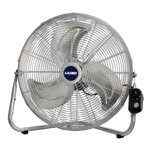 20" Max Performance High-Velocity Floor Fan with QuickMount Wall Bracket - Silver