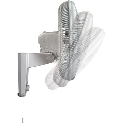 16" Oscillating Three-Speed Wall-Mount Fan