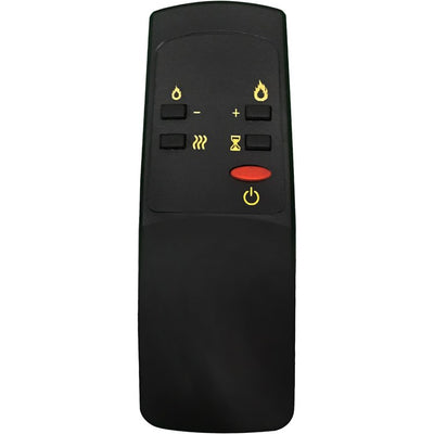 Electric Fireplace Metropolitan Wall Mount Black 56 Inch Includes Logs Tempered Glass 2 Settings