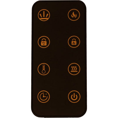 Electric Fireplace Wall Mount Black 60 Inch Includes Crystals Tempered Glass 2 Settings