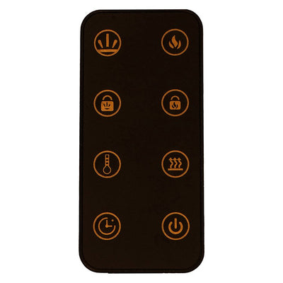 Electric Fireplace Wall Mount Black 78 Inch Includes Crystals Glass 2 Settings