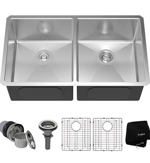 Product Image: KHU102-33 Kitchen/Kitchen Sinks/Undermount Kitchen Sinks