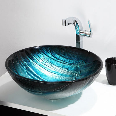 Nature Series Ladon Glass Vessel Sink