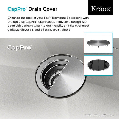 CapPro Removable Decorative Drain Cover