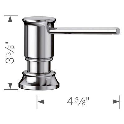 Empressa Soap Dispenser - Chrome