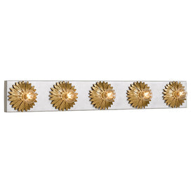 Broche Five-Light Bathroom Vanity Fixture