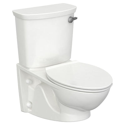 Glenwall VorMax Two-Piece Back Outlet Elongated Wall-Hung Toilet without Seat
