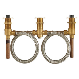 Flash Roman Tub Filler Rough-in Valve for Trim without Handshower