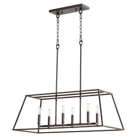 Gabriel Six-Light Island Chandelier