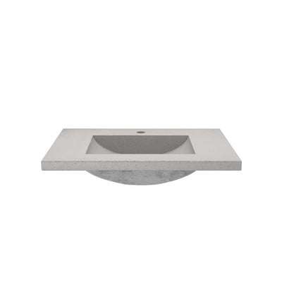 30" Palomar Vanity Top Only with Integral Sink for Single-Hole Faucet