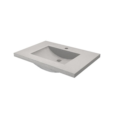 30" Palomar Vanity Top Only with Integral Sink for Single-Hole Faucet