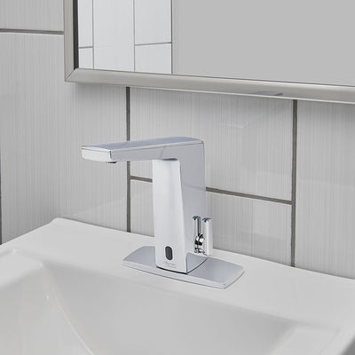 Paradigm Selectronic DC-Powered Bathroom Faucet Base Unit with Above-Deck Mixing 0.35 GPM