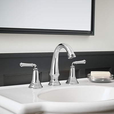 Delancey Two Handle Widespread Bathroom Faucet with Pop-Up Drain