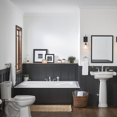 Delancey Two Handle Widespread Bathroom Faucet with Pop-Up Drain