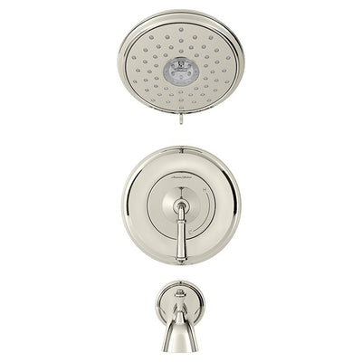 Delancey Pressure Balance Tub/Shower Valve Trim with Cartridge and Water-Saving Showerhead