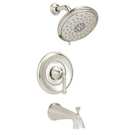 Delancey Pressure Balance Tub/Shower Valve Trim with Cartridge and Water-Saving Showerhead
