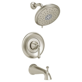 Delancey Pressure Balance Tub/Shower Valve Trim with Cartridge and Water-Saving Shower Head