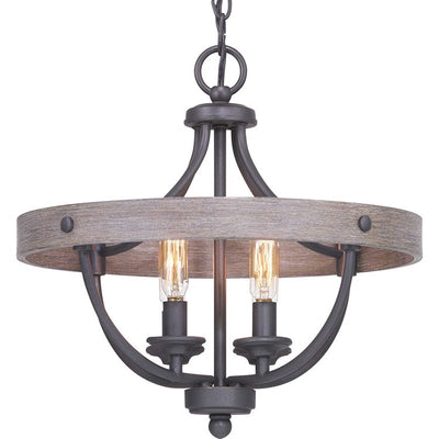 Gulliver Four-Light Convertible Semi-Flush Mount Ceiling Fixture/Pendant