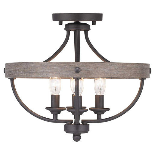 Gulliver Four-Light Convertible Semi-Flush Mount Ceiling Fixture/Pendant