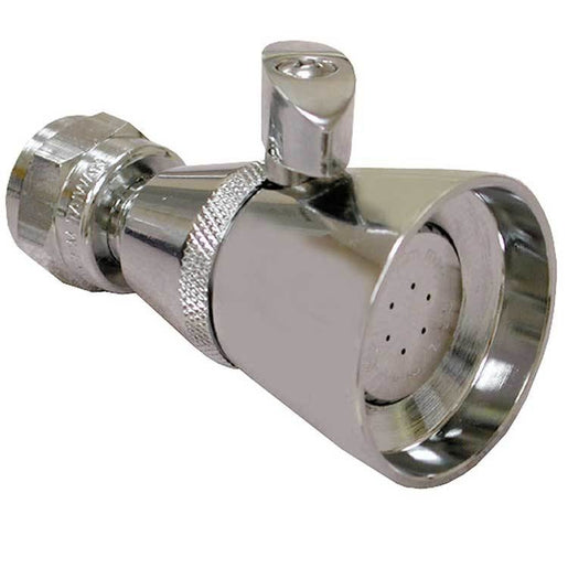 Showerhead Adjustable Chrome 1-3/4 Inch 1.8 Gallons per Minute
