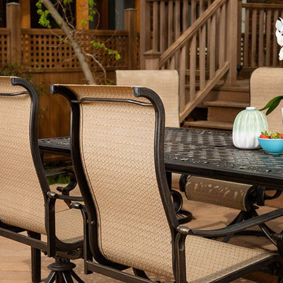 Brigantine Seven-Piece Dining Set with Cast-Top Dining Table