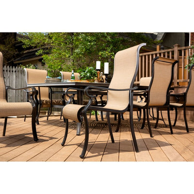 Brigantine Nine-Piece Dining Set with XL Cast-Top Dining Table