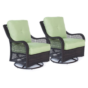 ORL5PCSW4RECFP-GRN Outdoor/Patio Furniture/Patio Conversation Sets