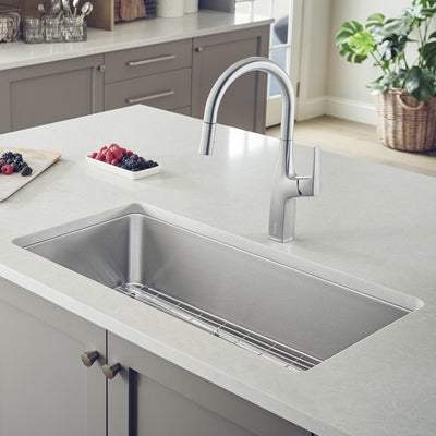 Formera Super 33" Single Bowl Stainless Steel Undermount Kitchen Sink