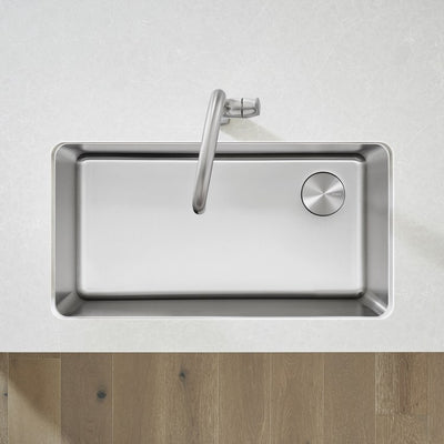 Formera Super 33" Single Bowl Stainless Steel Undermount Kitchen Sink